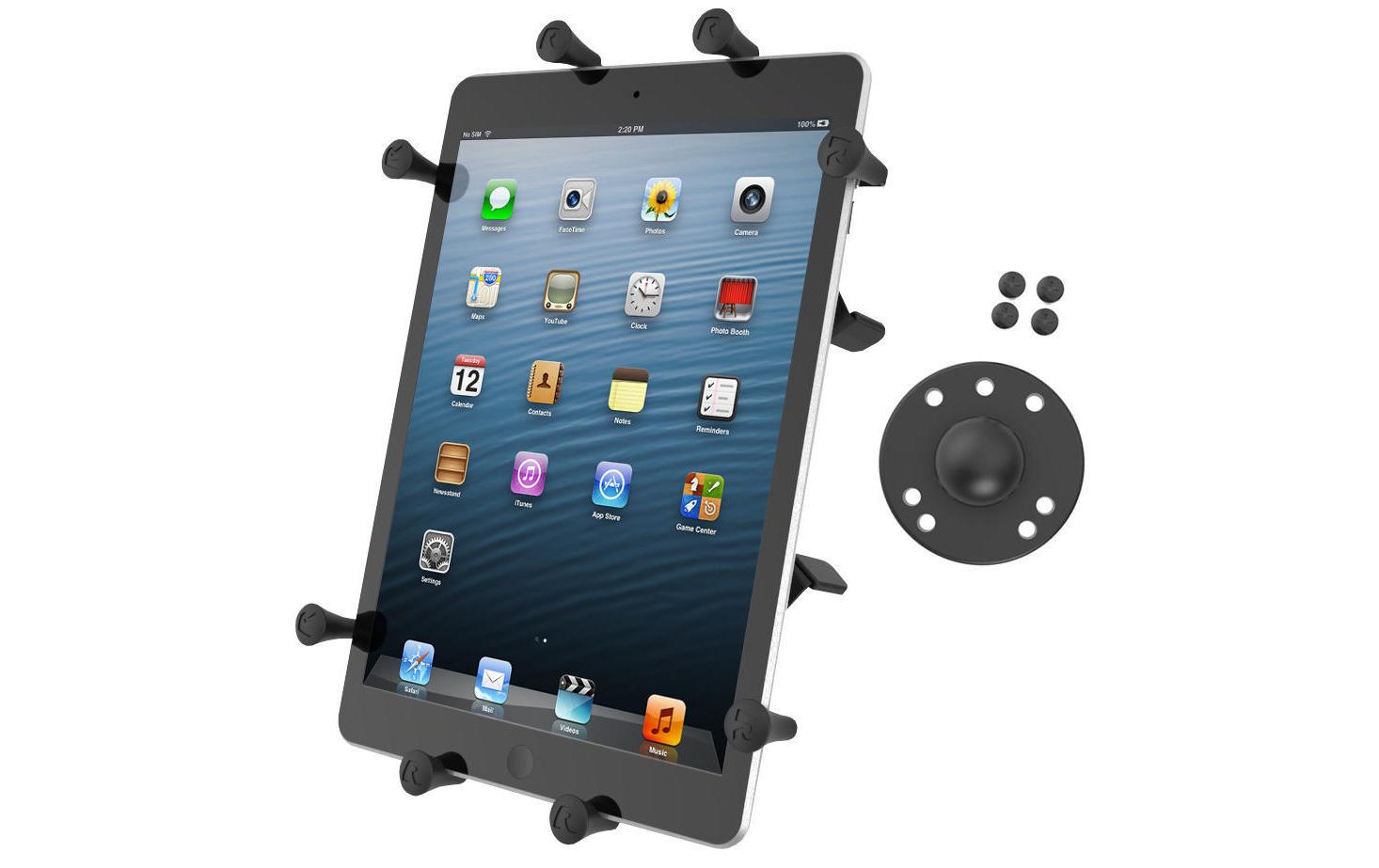 RAM Mounts Tablet-Tischhalterung – 8,9–10,1", modular erweiterbar, für RAMMOUNT-System – Schwarz