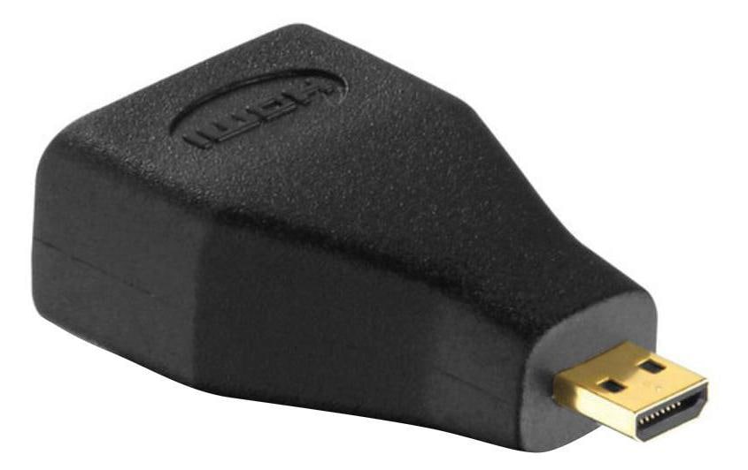 PureLink X-HA050 Adapter HDMI zu Micro-HDMI – vergoldete Steckkontakte, Schwarz