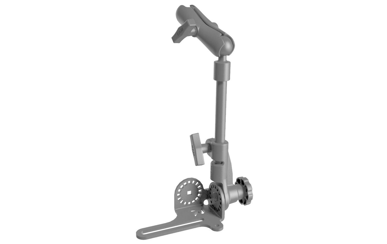 RAM Mounts RAM-316-HD-NBU – Montage-Basis, Aluminium, 1,5" Kugel, für Sitzschiene, Schwarz