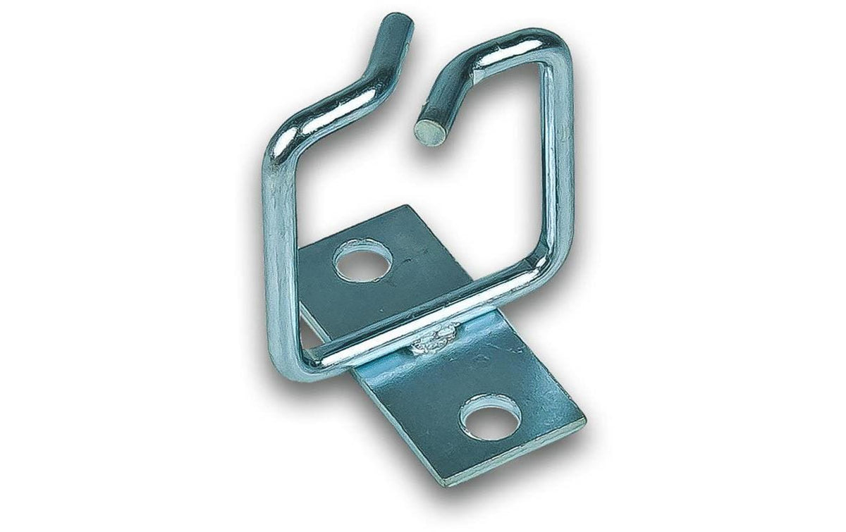 Wirewin Kabelhalter, zentrale Fixierung, Öffnung vorne, 19" Rack, 40×40 mm – silber