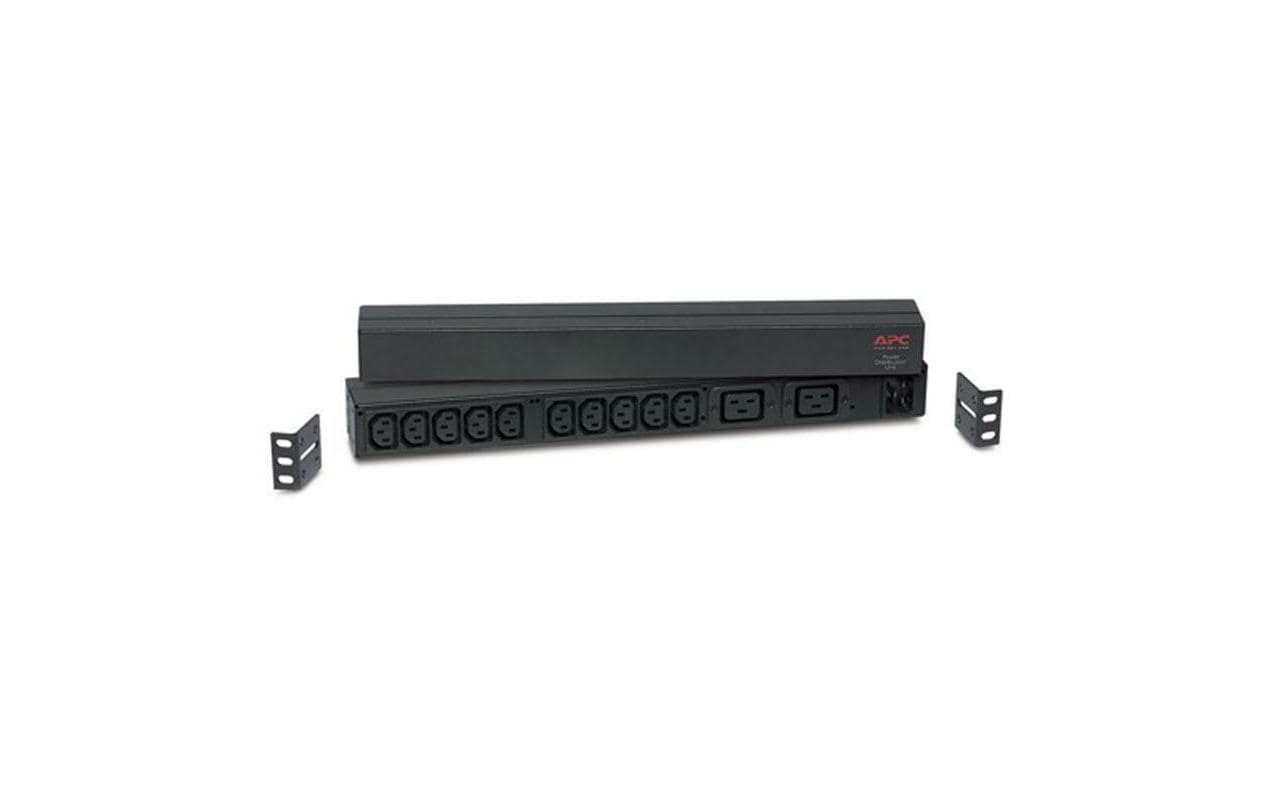 APC Rack-PDU Basic, einphasig, 10× IEC C13 + 2× IEC C19, 16 A, Stecker IEC C20, 0U/1U, 3,7 kW