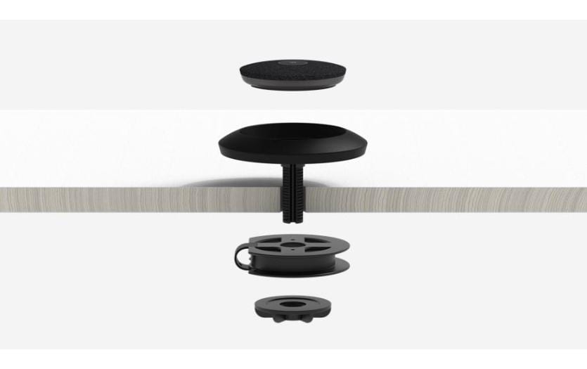 Logitech Rally Mic Pod Halterung – Adapter/Fernbedienung, für Rally Mic Pod, schwarz