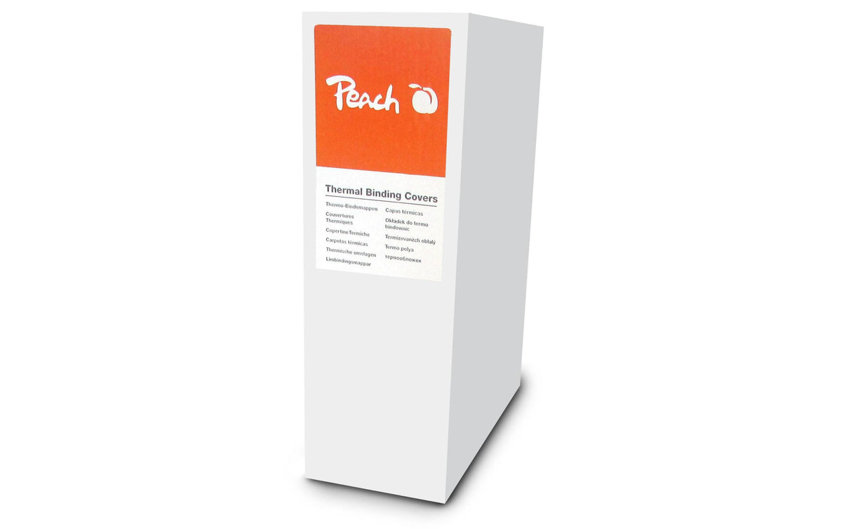 Peach Thermobindemappe – A4 – Rücken 10 mm, weiss – 10 Stk.