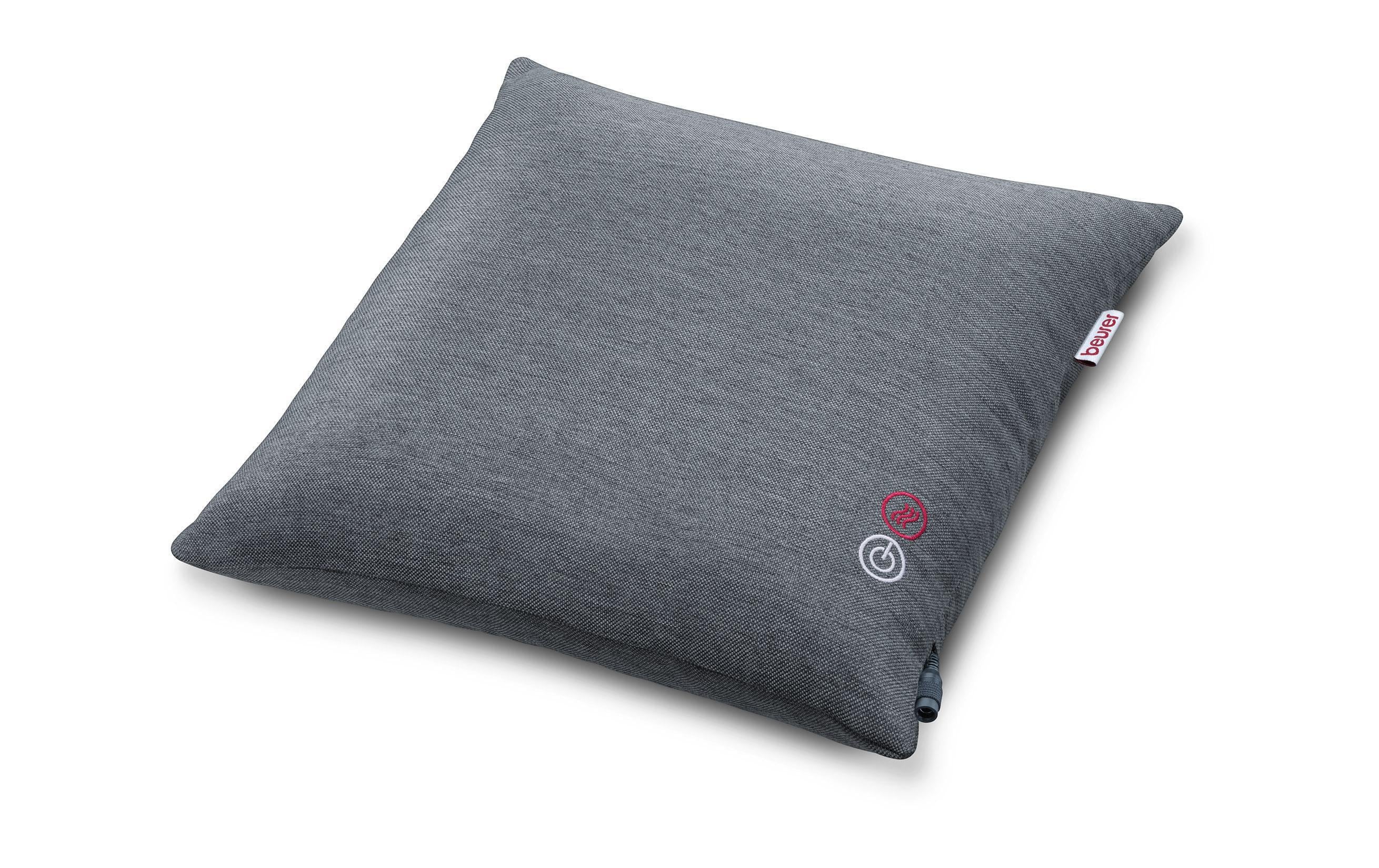 Beurer Massagekissen – grau, 400 × 100 × 400 mm (B×H×T), 1800 g, Shiatsu, mit Wärmefunktion, für Nacken