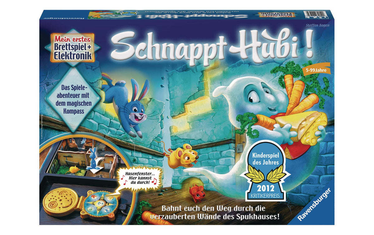 Ravensburger Schnappt Hubi – Brettspiel, 2–4 Spieler, ab 5 Jahren, 30 Min., DE