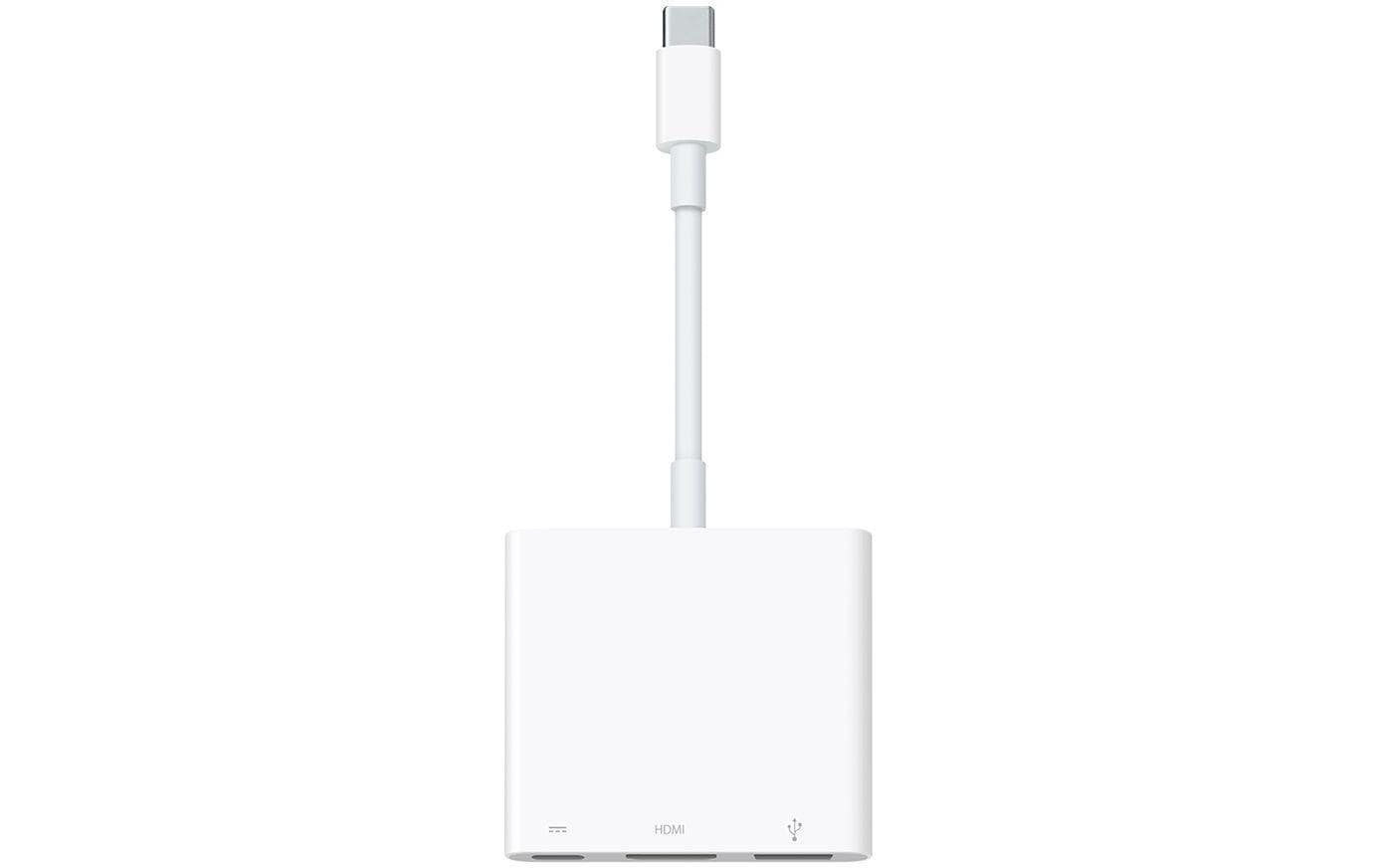 Apple MW5M3ZM-A Multiport-Adapter – USB-C, 1× HDMI, 1× USB-A, 1× USB-C, für iPhone/iPad/Mac