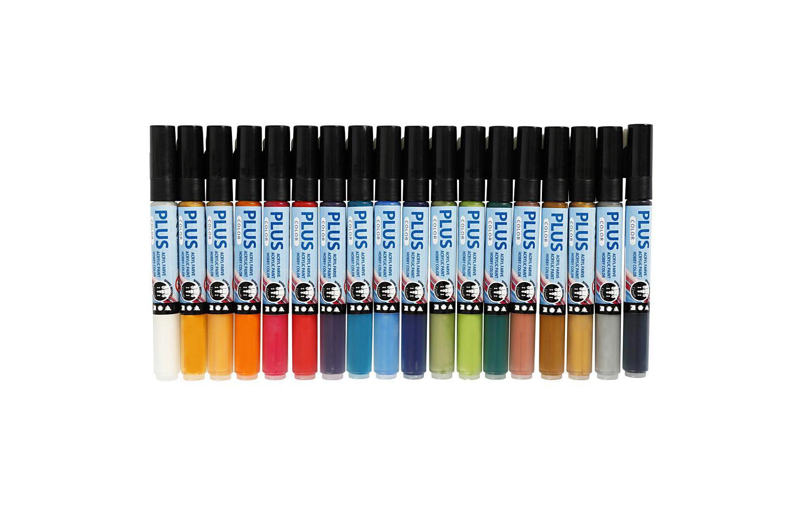 Creativ Company Acrylmarker – mehrfarbig, 18 Stück
