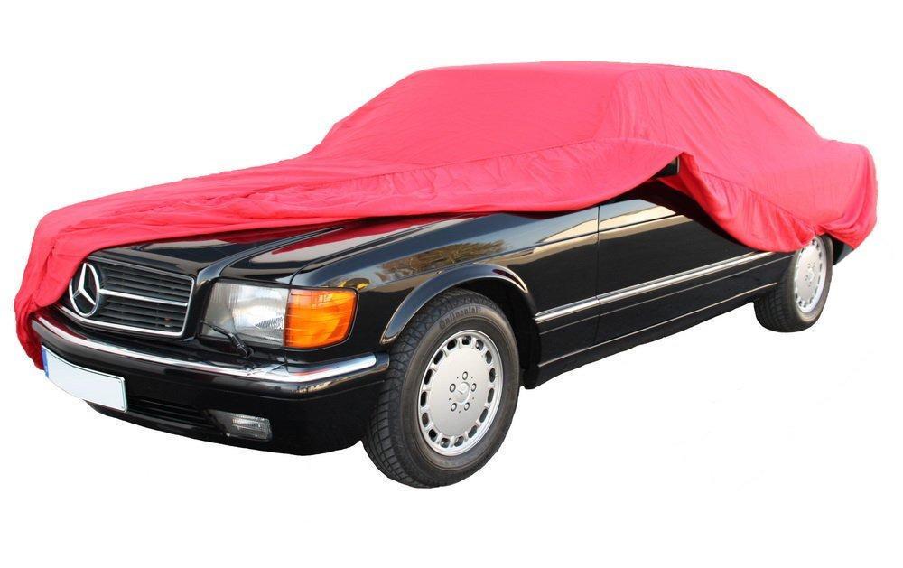 HP Autozubehör Baumwolle-Schutzgarage – für Personenwagen & Innenraum – 483 × 120 × 178 cm – Baumwolle, Rot