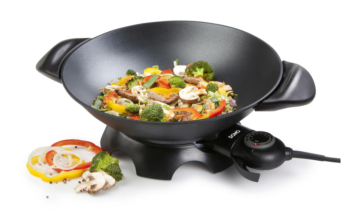 Domo Wok DO8708W – 5 l, 2200 W – schwarz