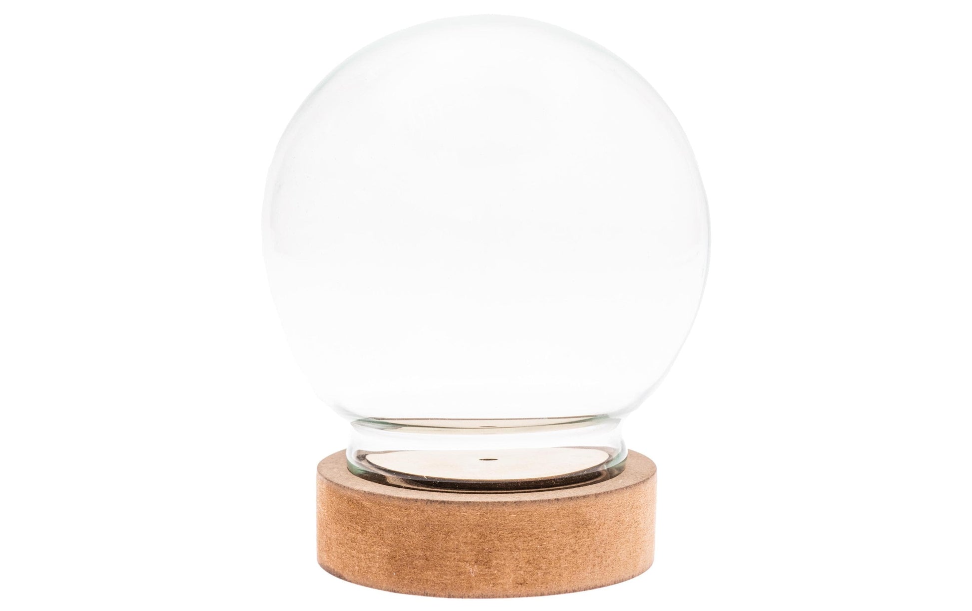 Rico Design Glasdekokugel – Ø 8 × 11 cm – Glas, Transparent