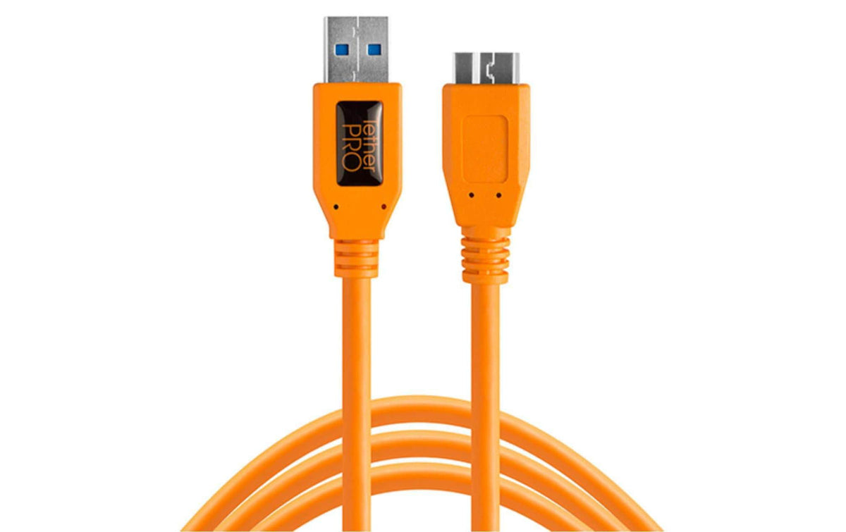 Tether Tools USB-Kabel, USB-A zu Micro-USB, 4,6 m, für Canon 5DS, Canon 5DS R, Canon EOS 1D X Mark II und andere