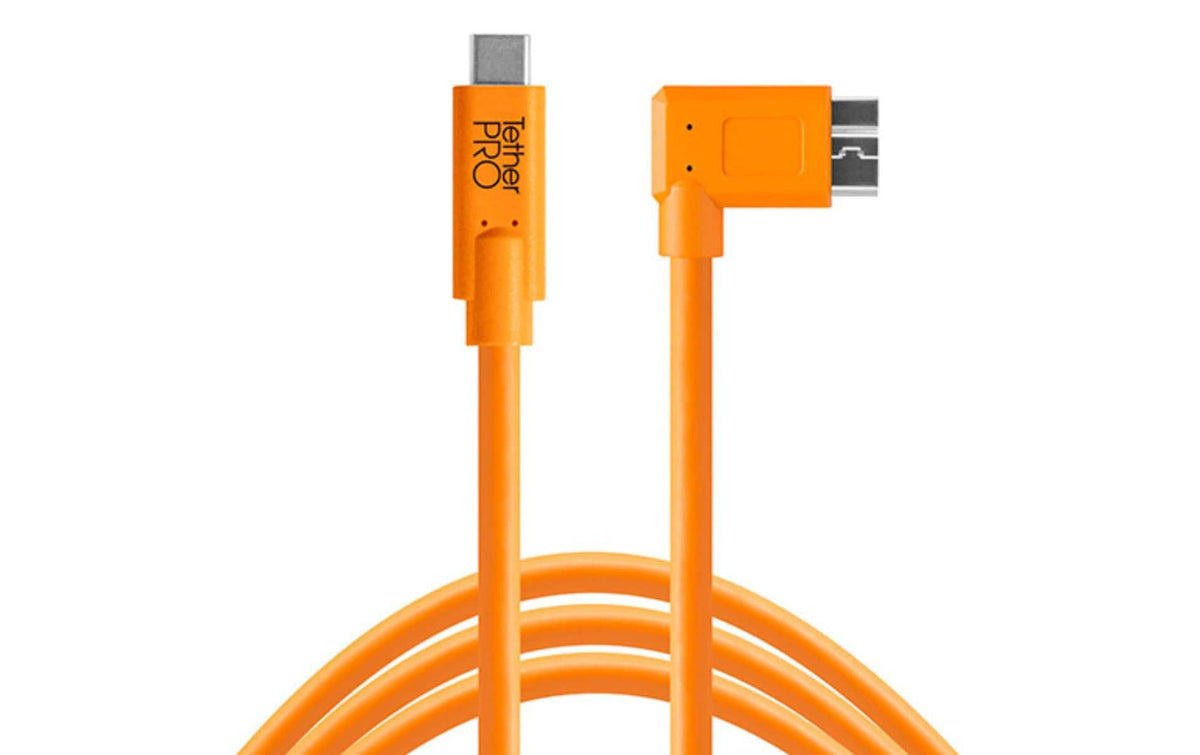 Tether Tools USB-Kabel, USB-C zu Micro-USB, 4,6 m, für Canon 5DS, Canon 5DS R, Canon EOS 1D X Mark II und andere