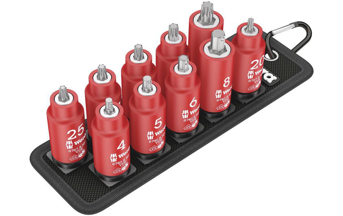 Wera Bitnuss-Satz Belt B – VDE, 3/8"