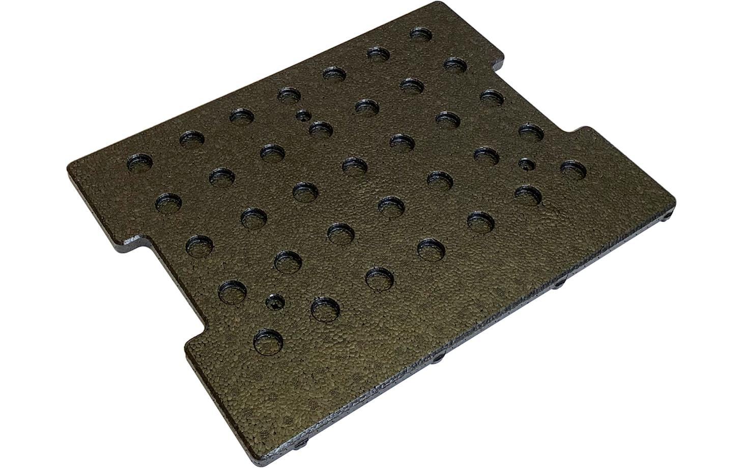 L-BOXX Deckeleinlage – EPP, schwarz, B 321,5 × H 17 × T 373,5 mm, für L-BOXX XL-Boxx