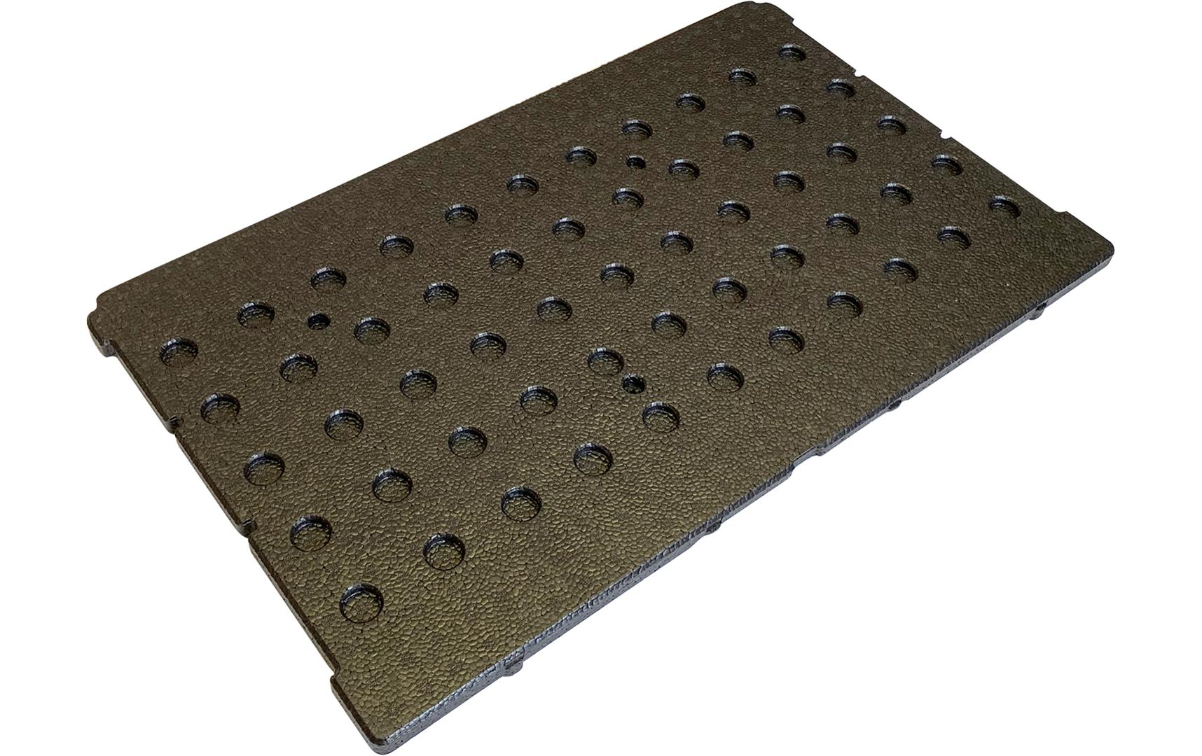 L-BOXX Deckeleinlage – schwarz, EPP, B 360,5 × H 17 × T 596 mm, für XL-BOXX