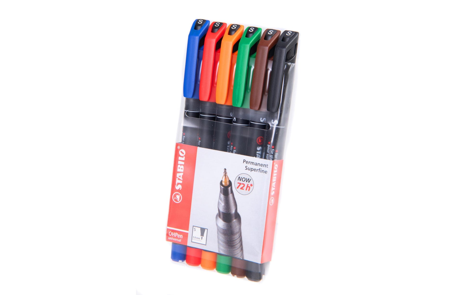 STABILO OHPen Permanent-Marker – sortiert, 6er