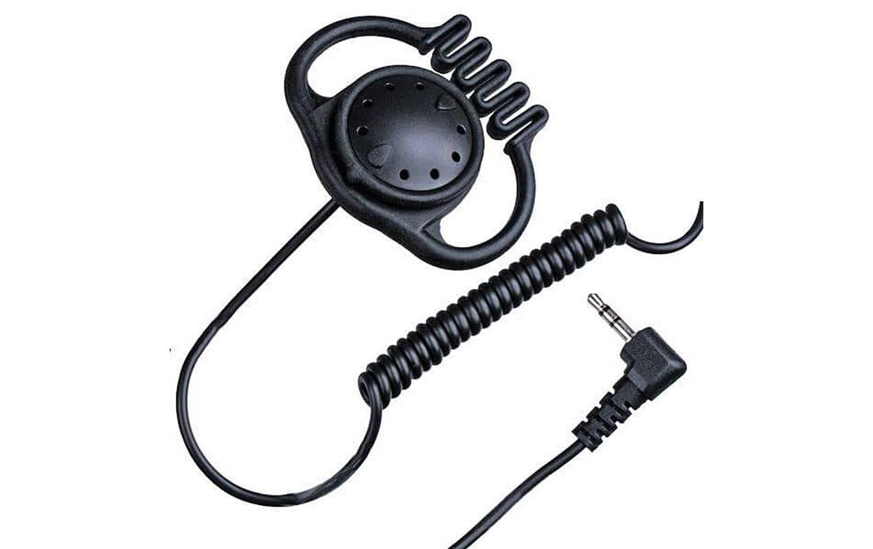 Albrecht OH-2A On-Ear Kopfhörer – Ohrbügel, Mono, Kabel, 2,5 mm Klinke, Schwarz