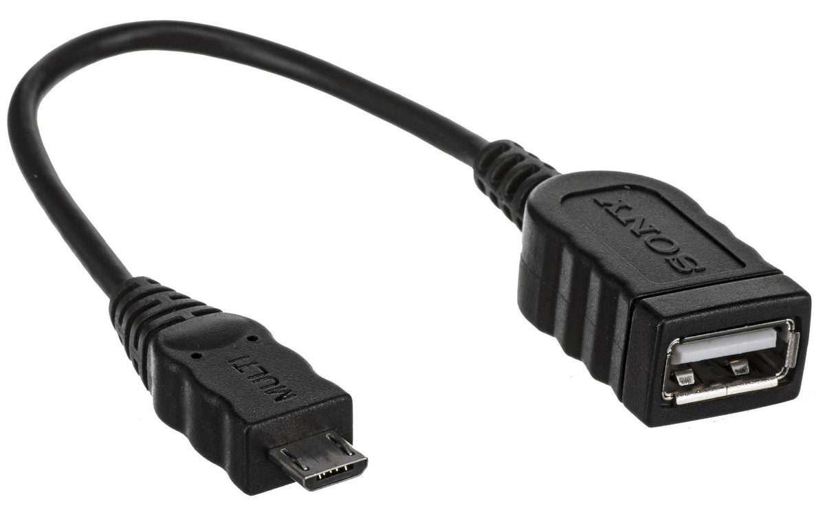 Sony VMC-UAM2 USB-Kabel – USB-A Buchse, Micro-B Stecker – 0,1 m – für Sony Handycam-Camcorder