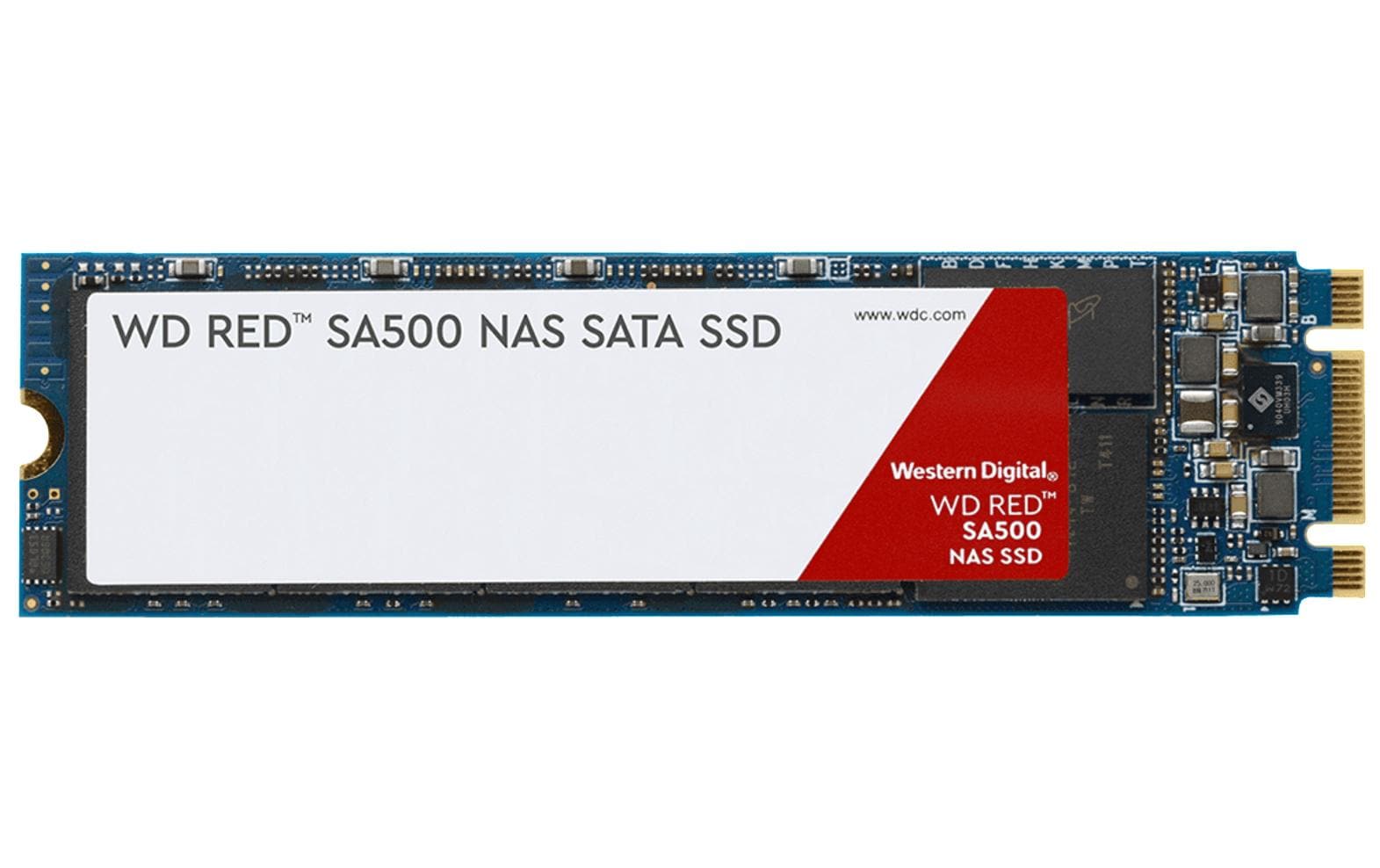 Western Digital Red SA500 (WDS200T1R0B) – 2 TB M.2 SATA SSD – M.2 2280, für PC/Laptop