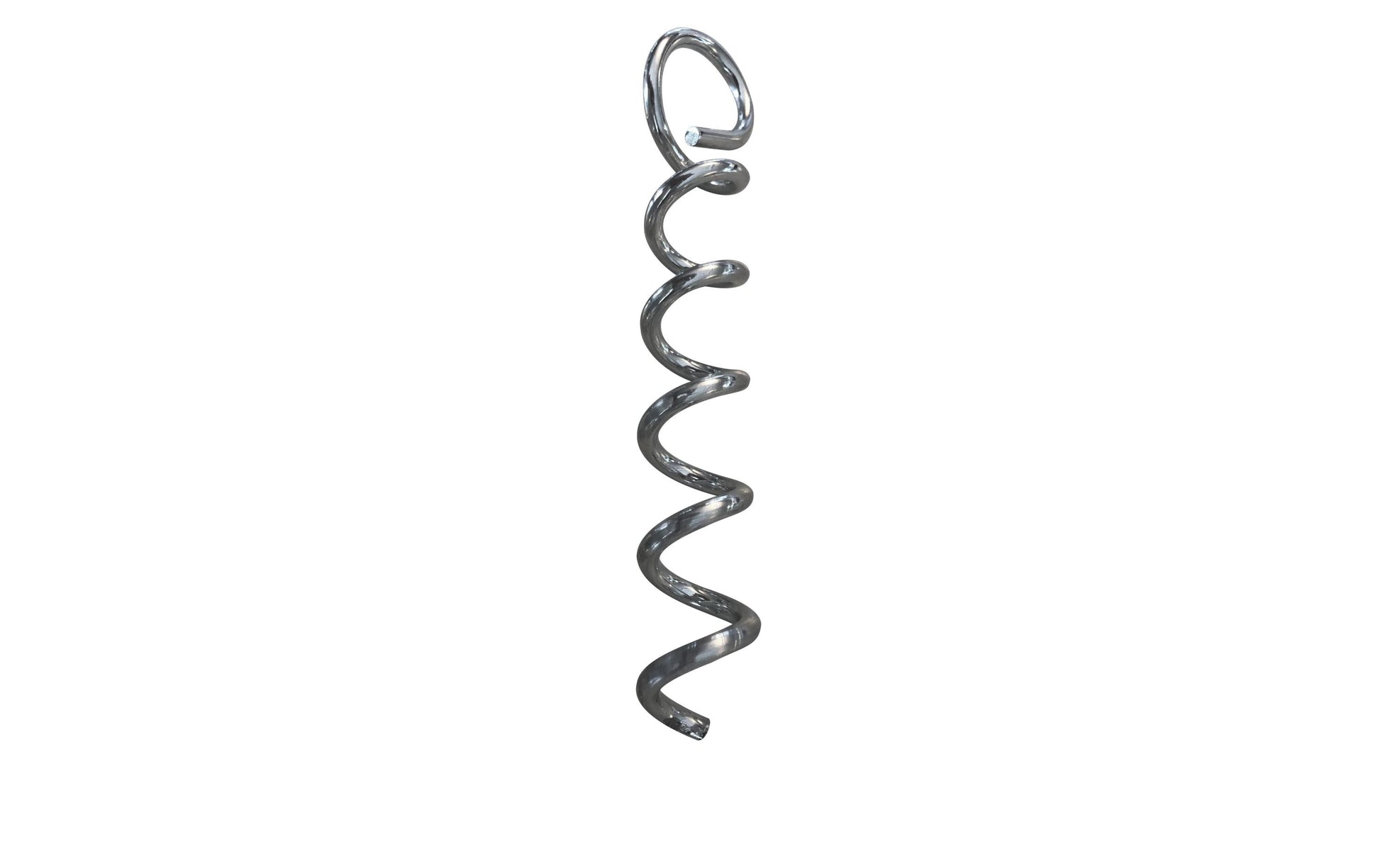 Windhager Spiral-Erd-Hering – Ø 40 × 150 mm, Stahl verzinkt, Silber, 4 Stk.
