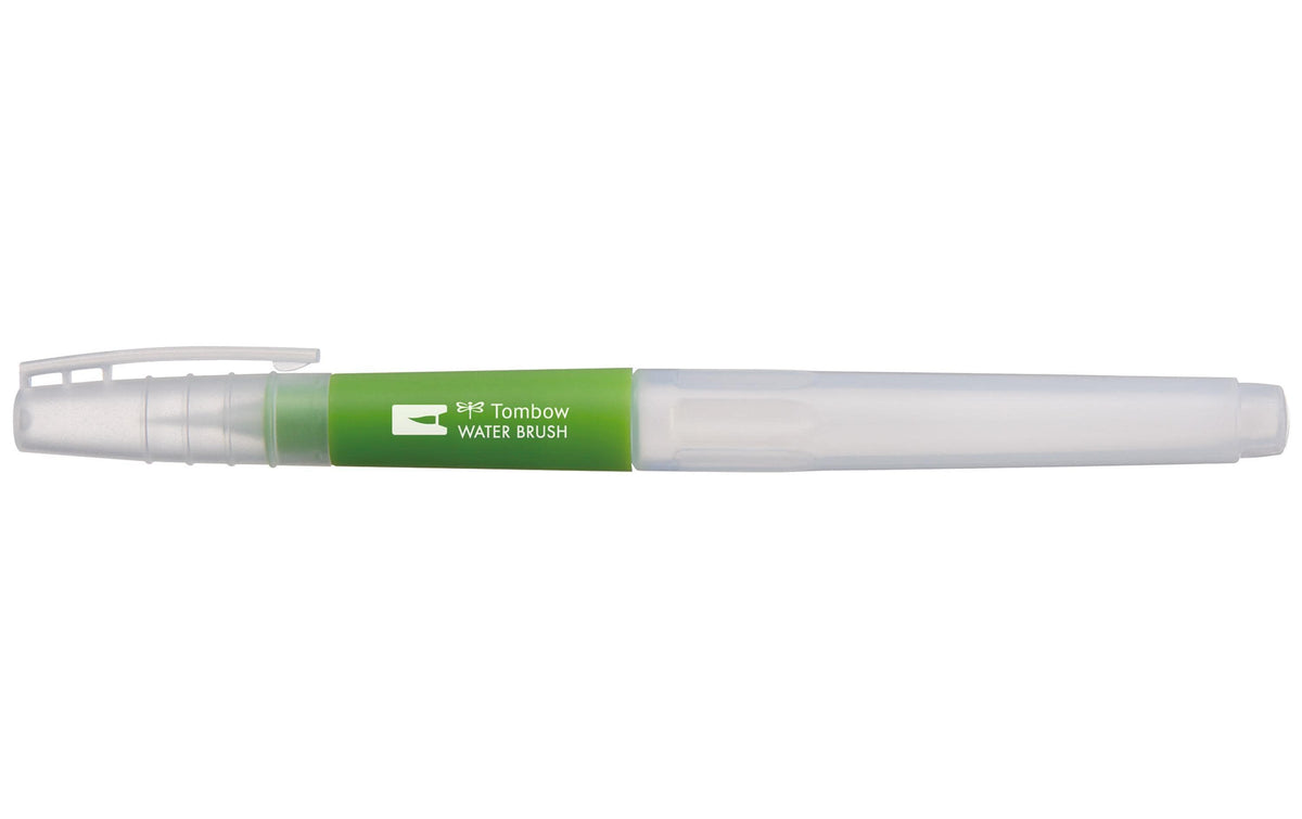 Tombow WB-FN-1P – Wassertankpinsel – fein, Kunststoff, grün
