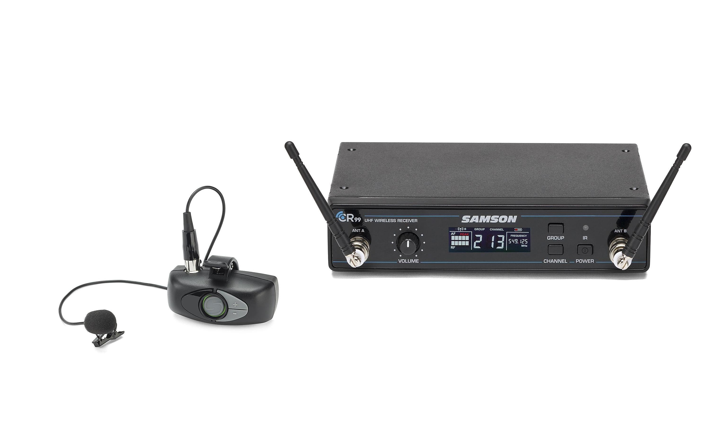 Samson Airline ALX Lavaliermikrofon – 6,3 mm Klinke/XLR, Kabellos, Niere