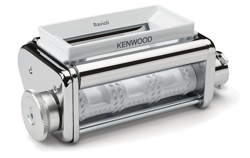 Kenwood Ravioliaufsatz KAX93.A0ME – 22,6 × 11,3 × 9,3 cm, für Chef, kMix, Metall, Silber