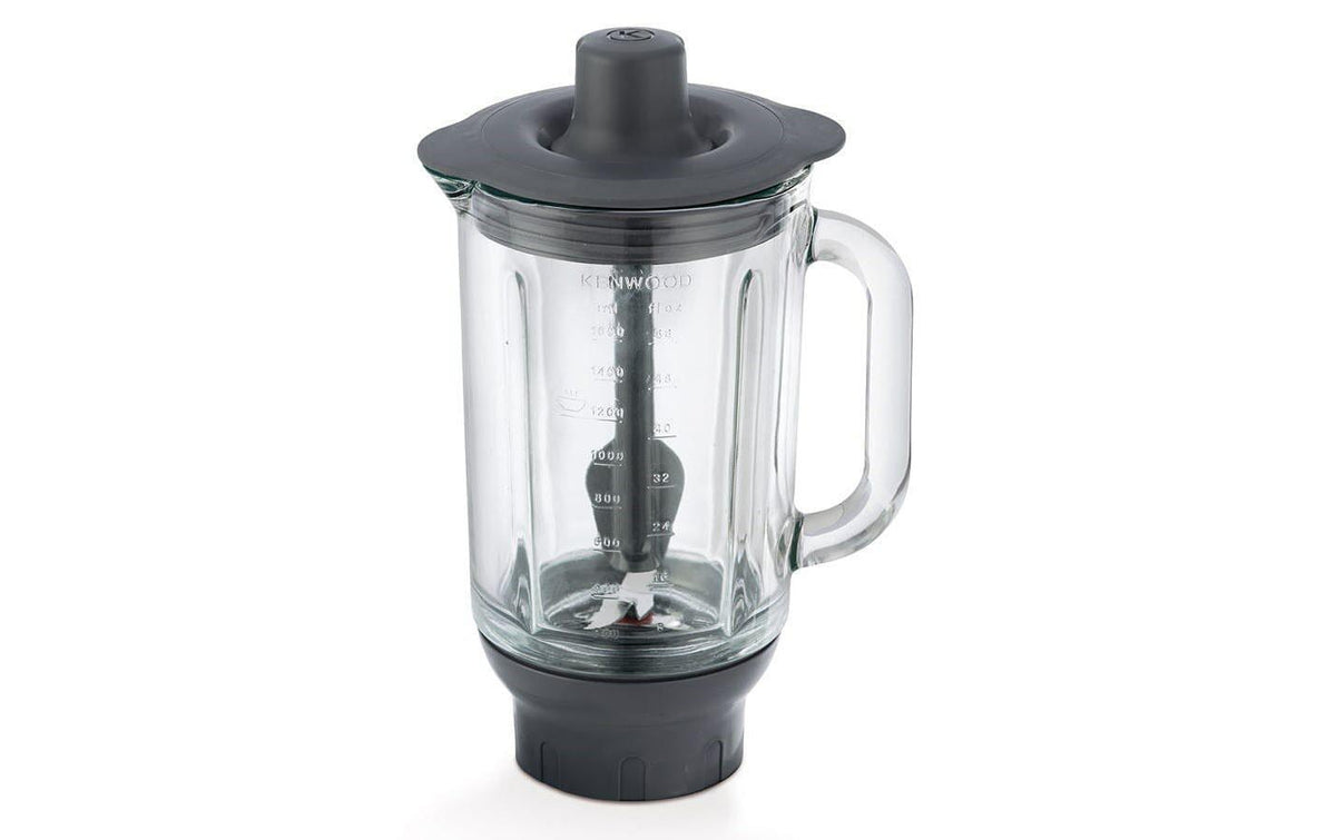 Kenwood Glas-Mixaufsatz KAH359GL – 1,6 l, für Chef, z. B. Classic KM330, Cooking Chef, Titanium Major KMM025