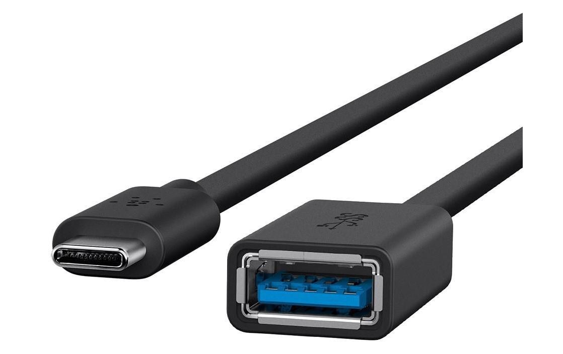Belkin USB-C auf USB-A Adapter, USB 3.2 Gen 1, 5 Gbit/s, 1 m