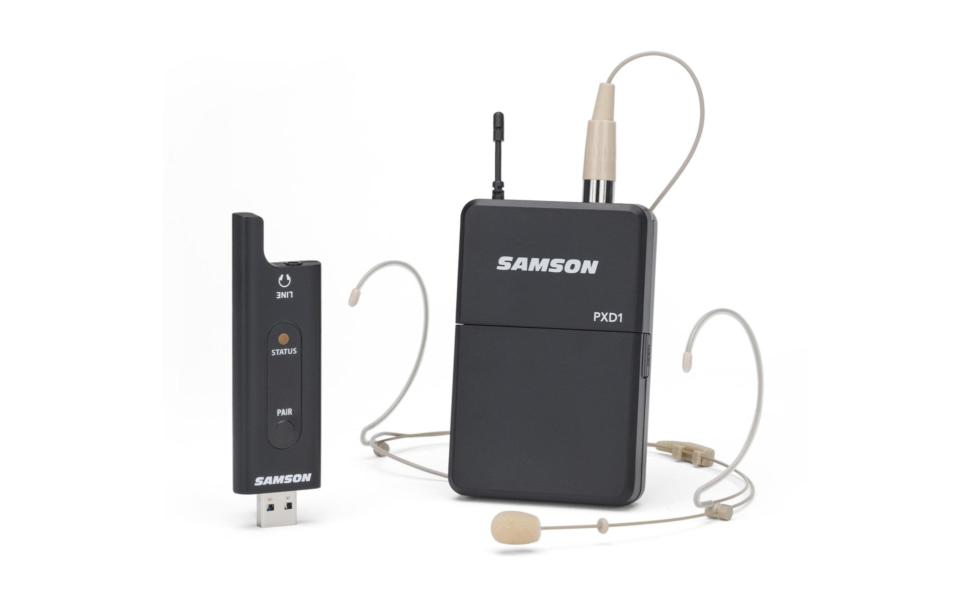 Samson XPD2 HS Headsetmikrofon – Mini XLR, Kabellos (2,4 GHz), Omnidirektional, 20–16'000 Hz
