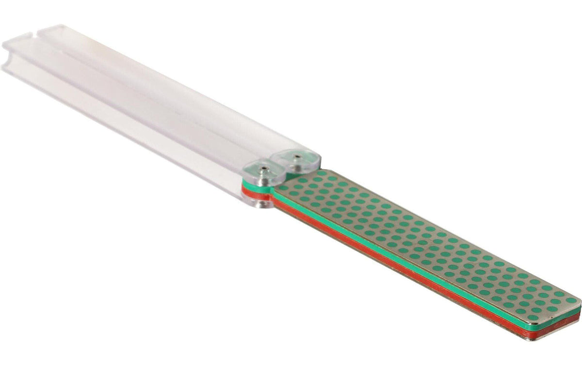 DMT DiaFold Schleifstein – fein/extrafein (25/9 Mikron, 600/1200 Mesh), 110 × 22 mm