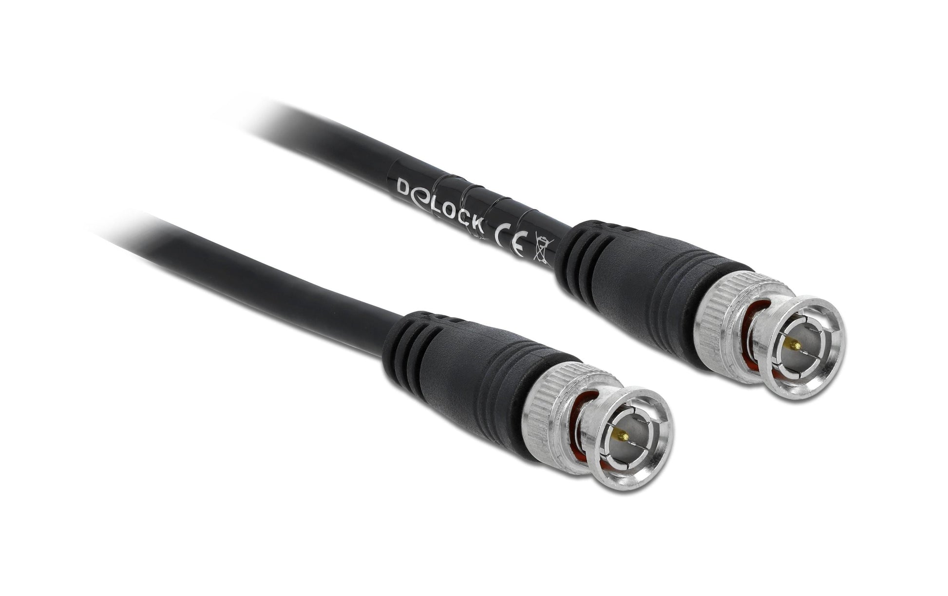 DeLOCK BNC Kabel (BNC–BNC, M–M) – 2 m