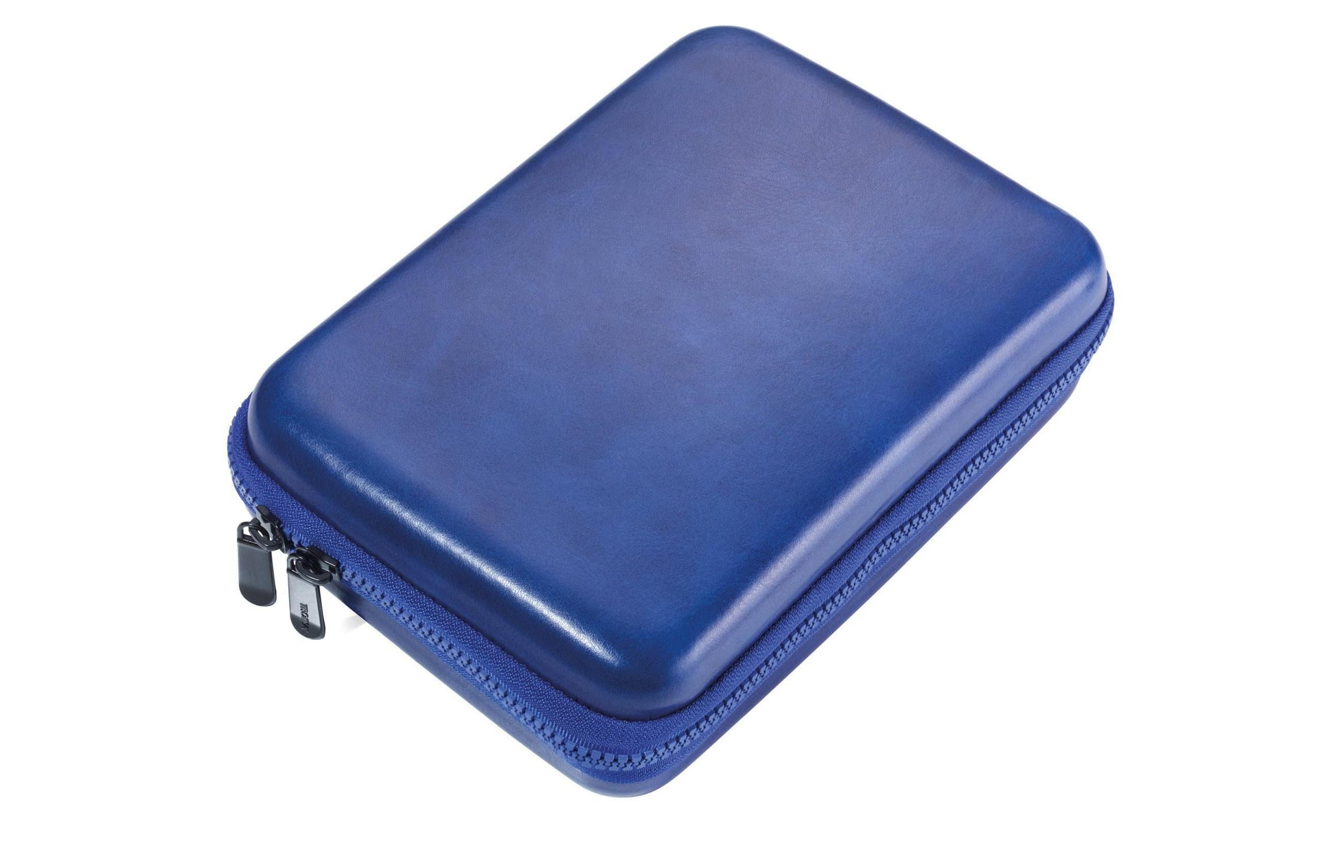 TROIKA Kulturbeutel – 1,5 l – Blau – Kunstleder – CBO25-BL