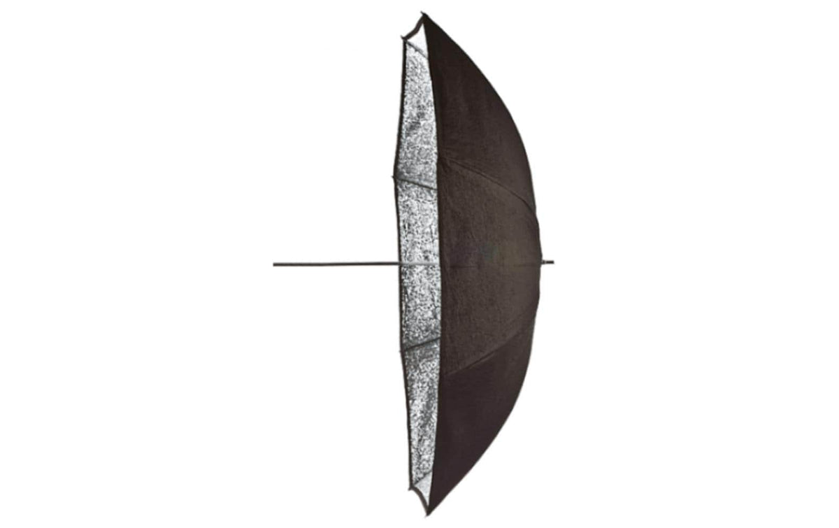 Elinchrom ECO Reflexschirm – Durchmesser 850 mm – Silber/Schwarz