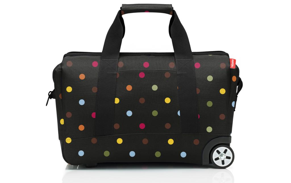 Reisenthel Allrounder Trolley – Reisetasche, 30 l, 2 Rollen, Polyester, Punktmuster Motiv, Mehrfarbig