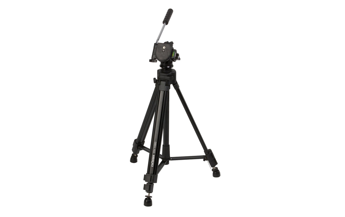 Dörr DV-1580 Videostativ – bis 4 kg, 158 cm, 2-Wege-Neigekopf, 3 Sektionen, Aluminium