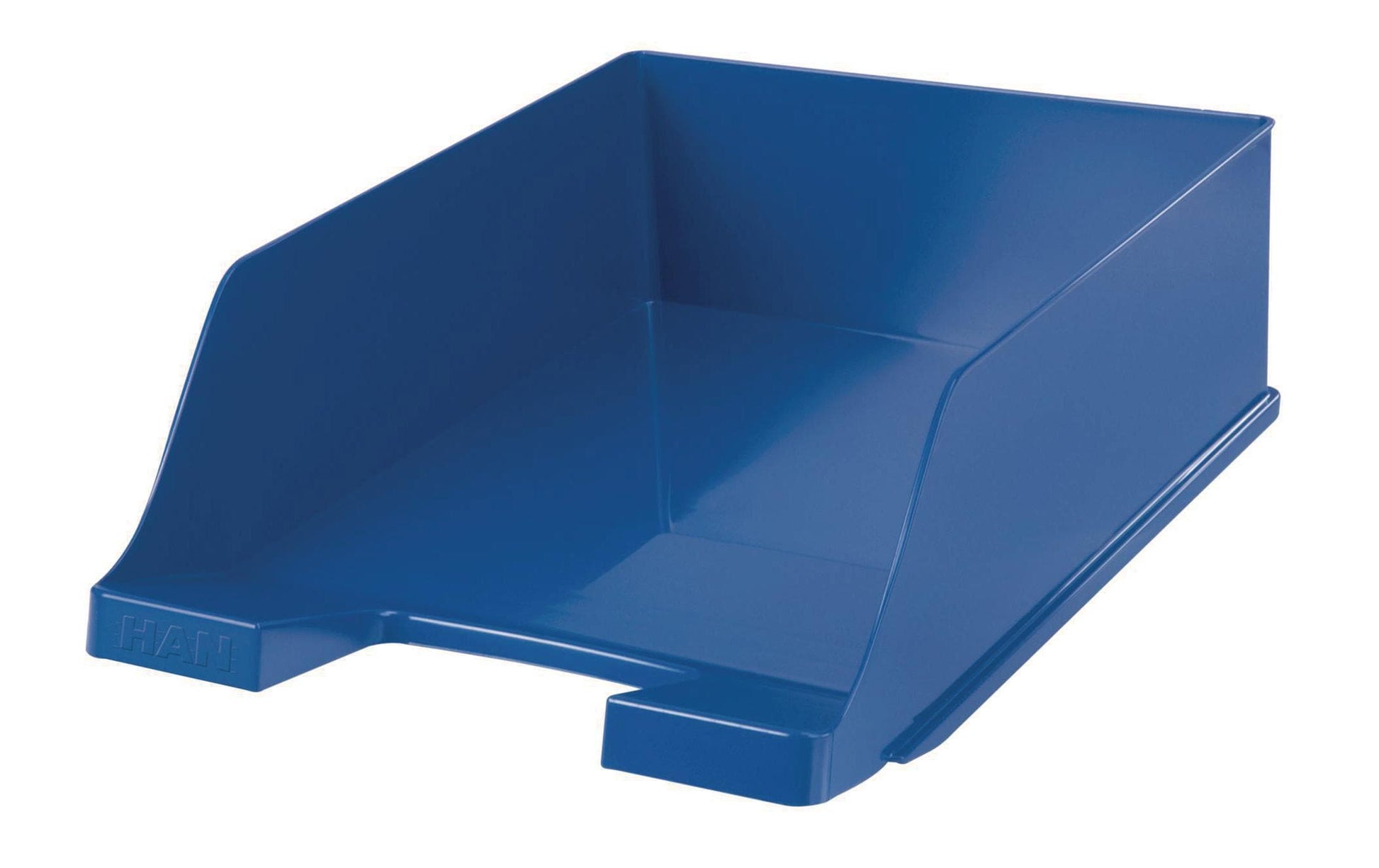 HAN Klassik XXL – Briefkorb für A4, Polystyrol (PS), Blau, 255 × 105 × 348 mm