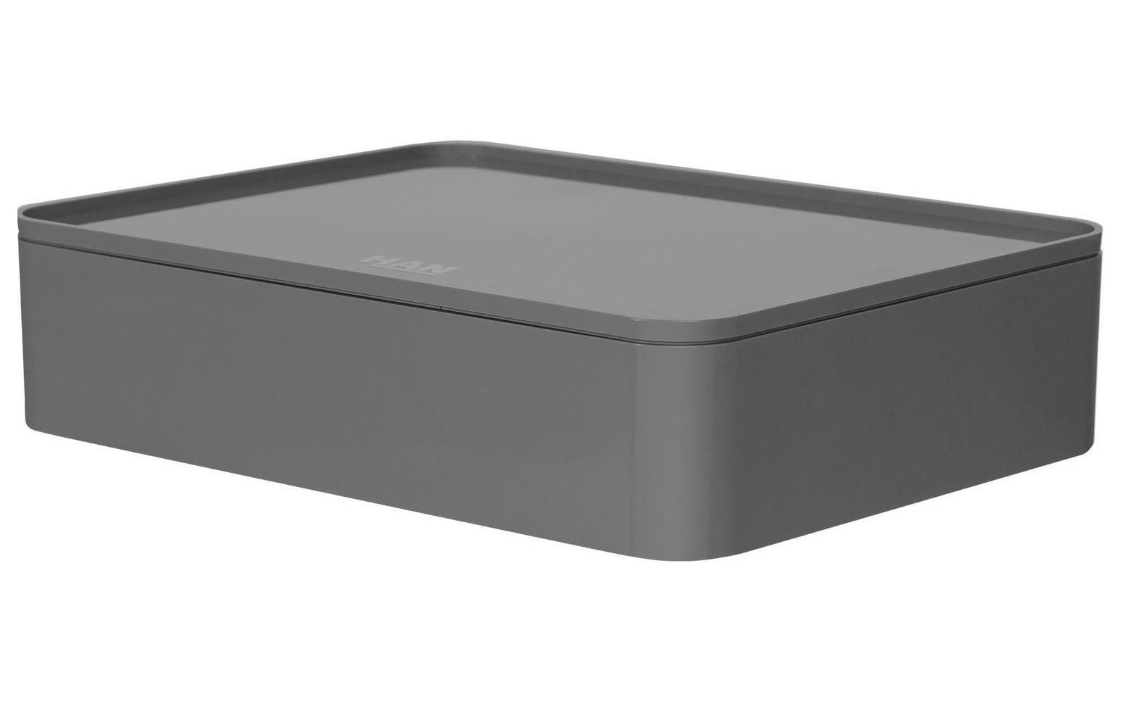 HAN Smart Organizer Allison Aufbewahrungsbox – 3,5 l, grau, ABS, B 260 × H 68 × T 195 mm