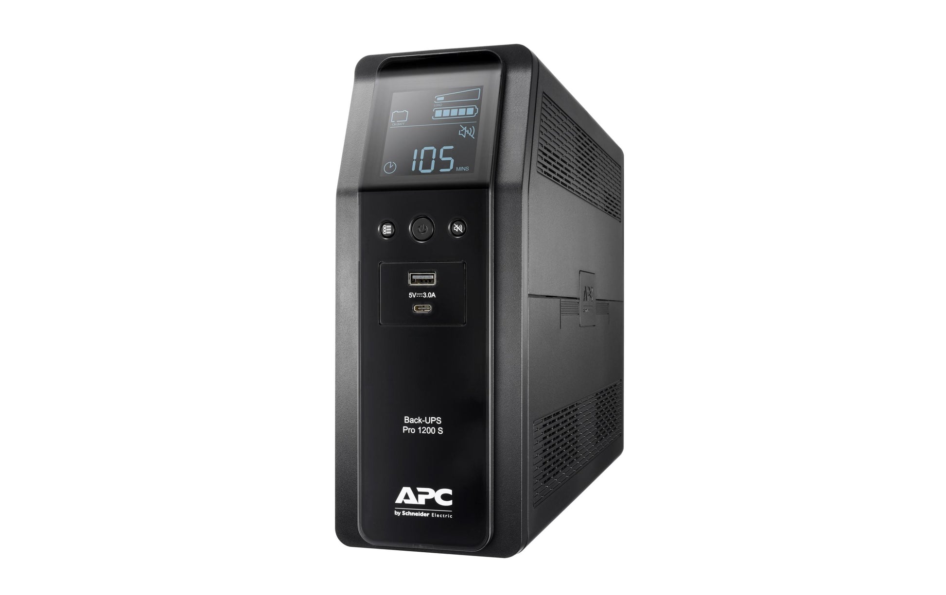 APC BR1200SI USV 1,2 kVA/720 W Line-Interaktiv – Tower – C13×8 – schwarz
