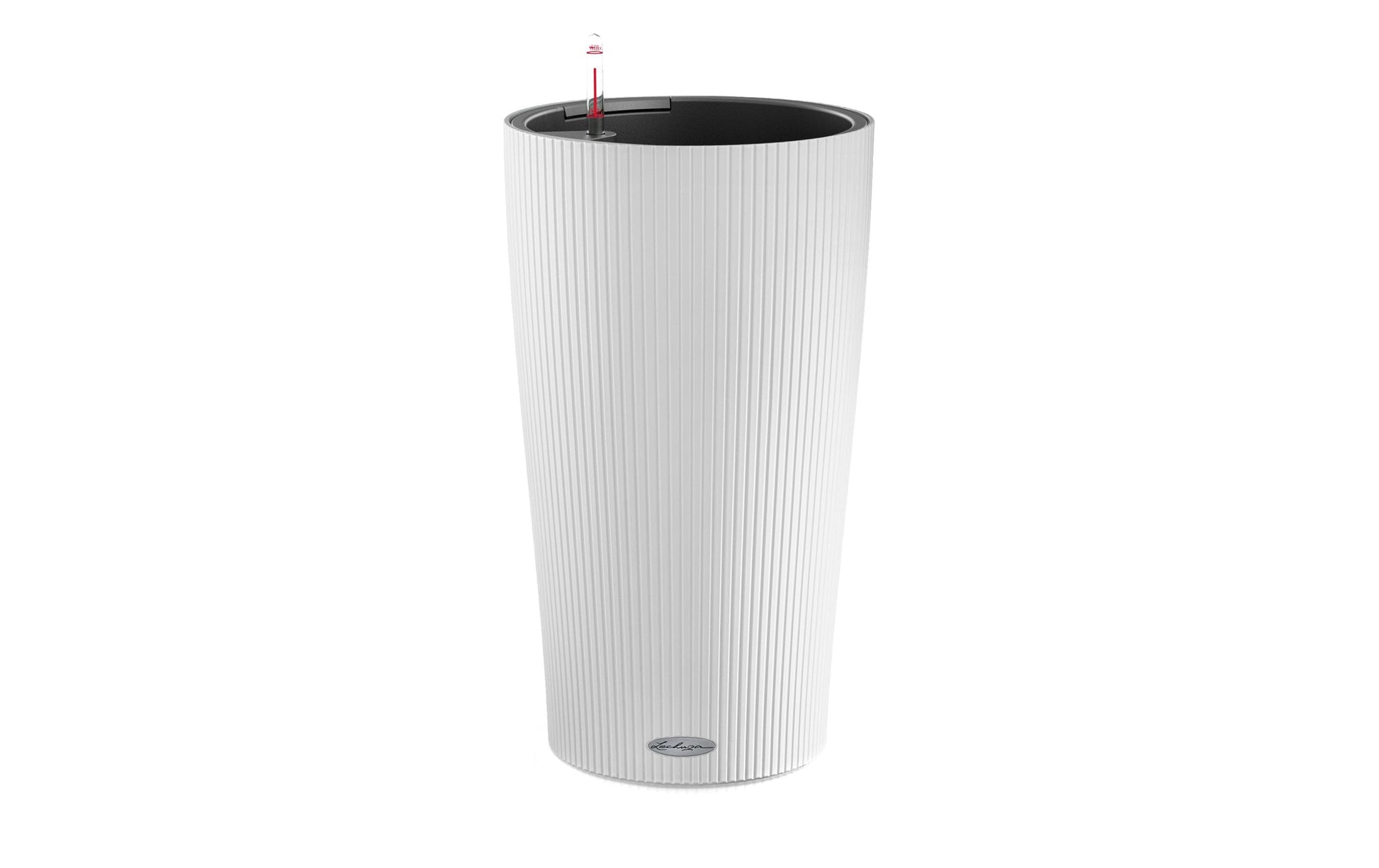 LECHUZA Cilindro Pflanzentopf – Ø 32 × 56 cm – Polypropylen, weiss