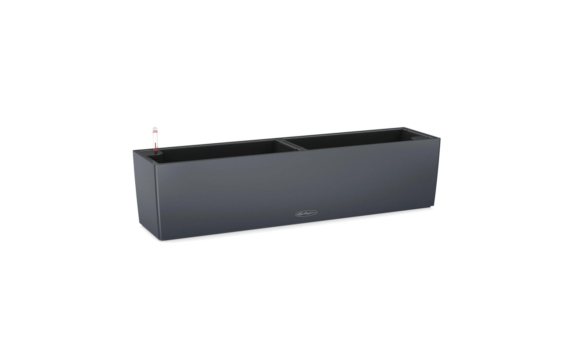LECHUZA Pflanzgefäss – 79 × 19 × 19 cm, 12000 ml – Polypropylen & Kunststoff, grau