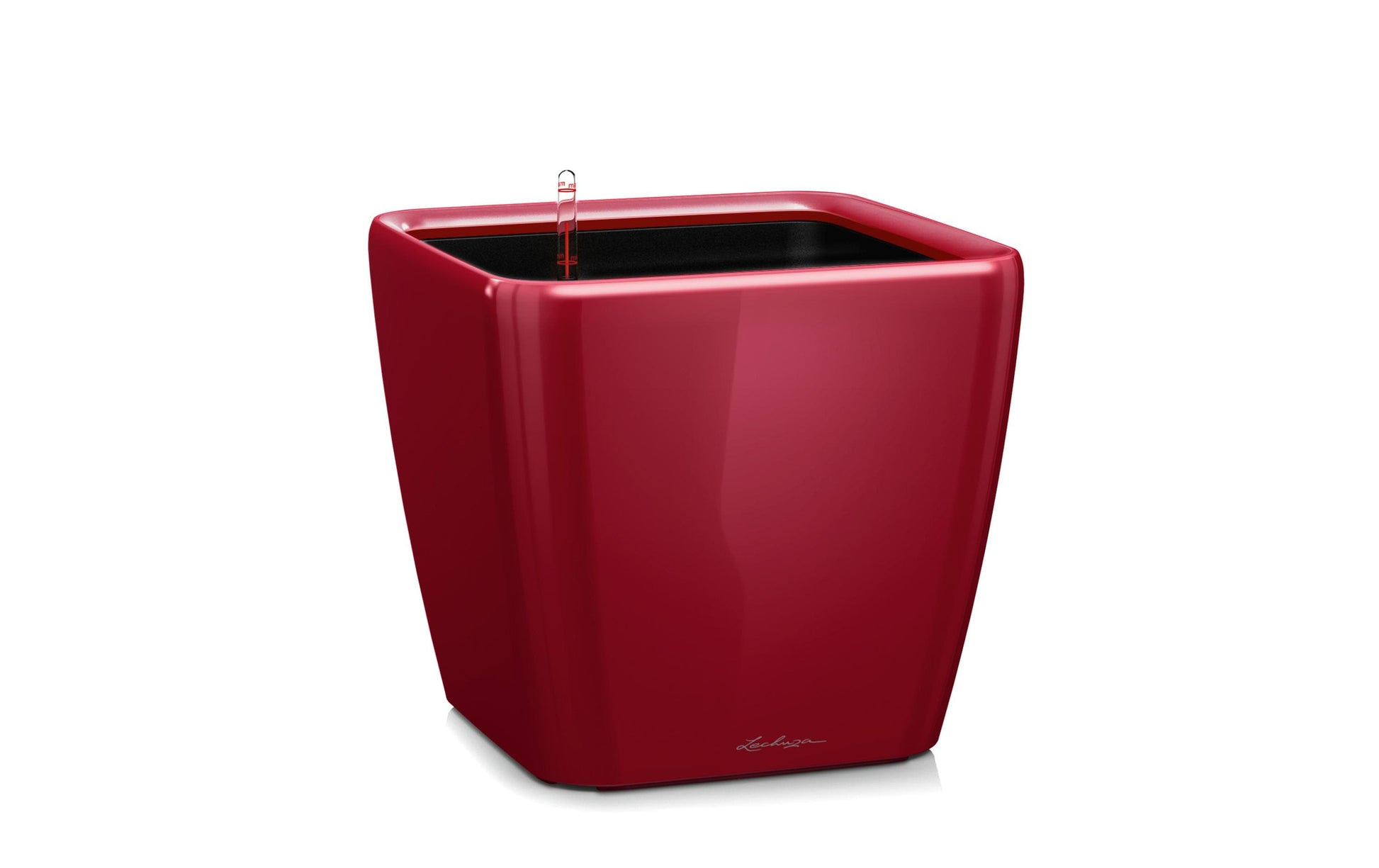 LECHUZA Tischübertopf – Ø 22,5 × 20,5 cm, 4000 ml – Kunststoff, Rot