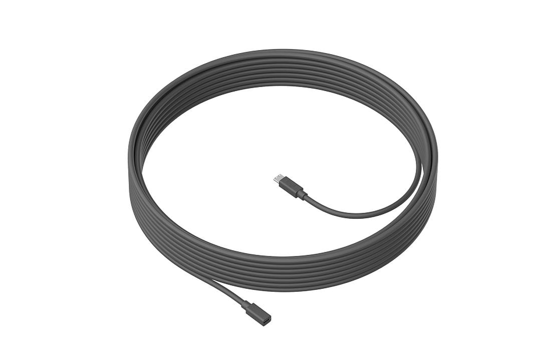 Logitech MeetUp Mikrofon Verlängerungskabel – Kabel/Verlängerung, für MeetUp, Anthrazit
