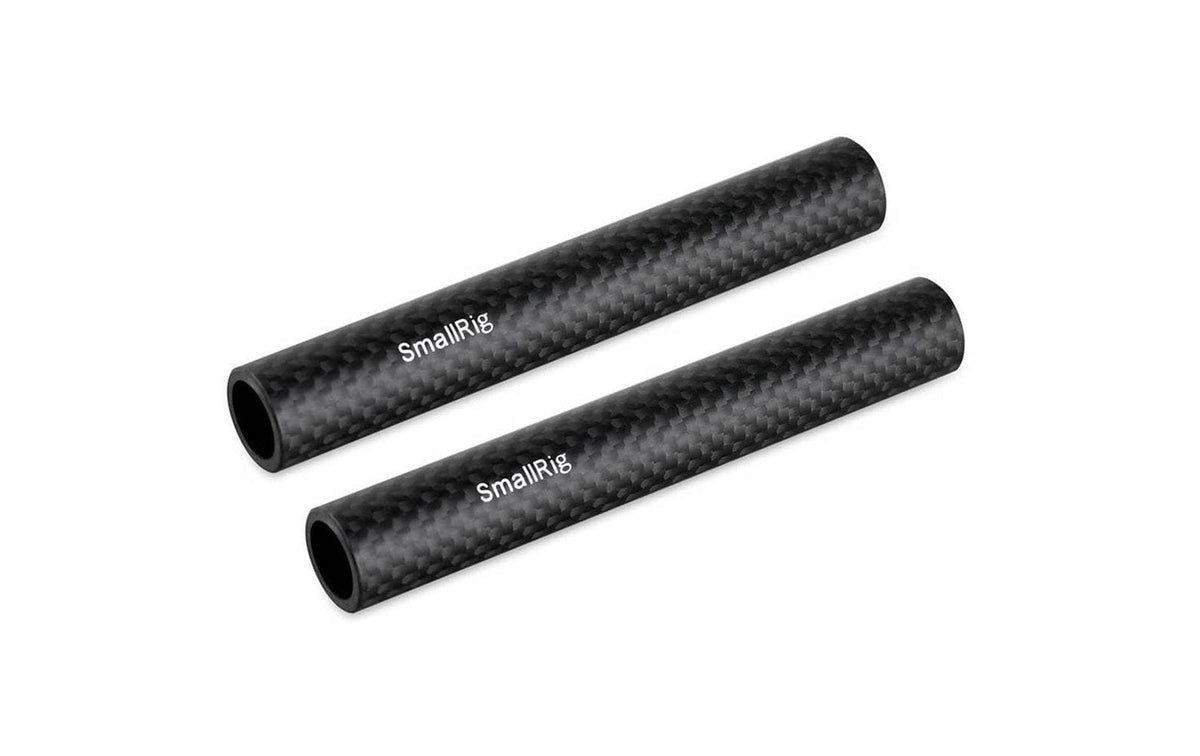 SmallRig 1871 Stange – 15 mm × 100 mm, Kohlefaser – 2er-Pack