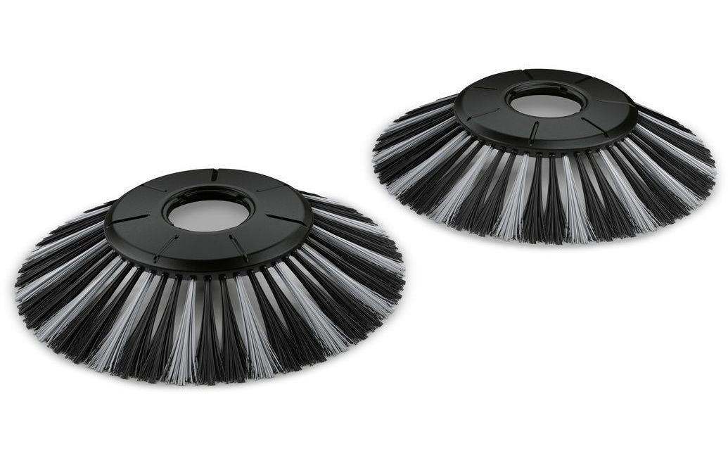 Kärcher Seitenbesen S6 – Ø 29 cm, 2er-Set, Schwarz, für Kärcher S 6 & S 6 Twin