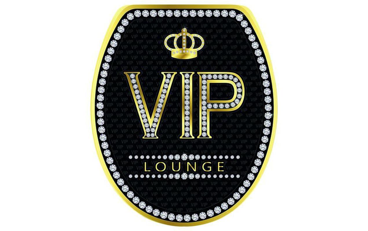 Diaqua BRILLANT VIP – Toilettensitz – MDF, schwarz, gold, Absenkautomatik, B 37,8 cm, H 44,6 cm