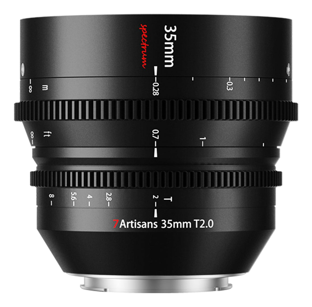 7Artisans 35mm T2.0 Kinoobjektiv – für Nikon Z (Vollformat) – Manuell, 82 mm Filter