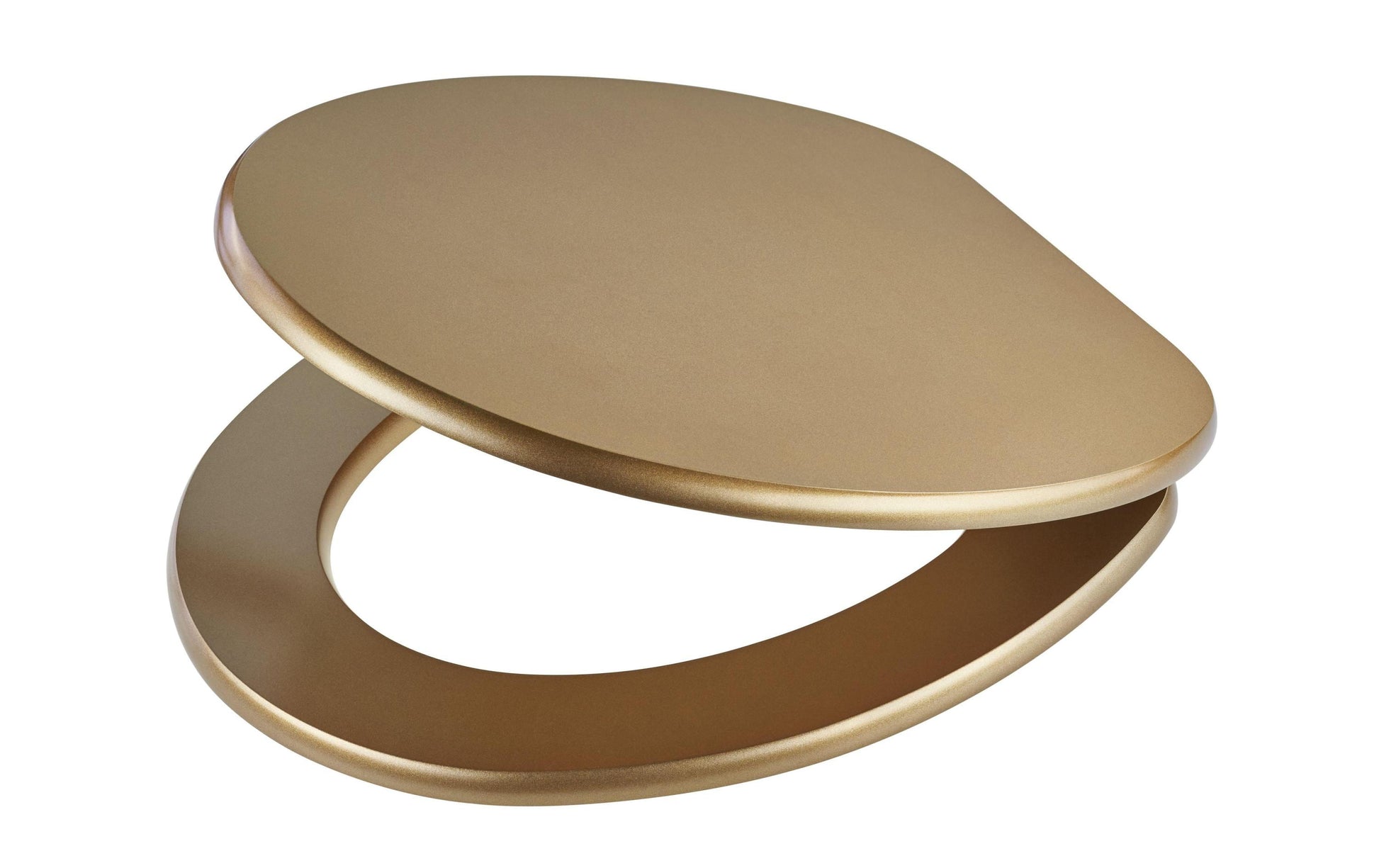 Diaqua MADRID – WC-Sitz – MDF, Kupfer, mit Absenkautomatik, mit Deckel, H 45,5 cm, B 37,1 cm