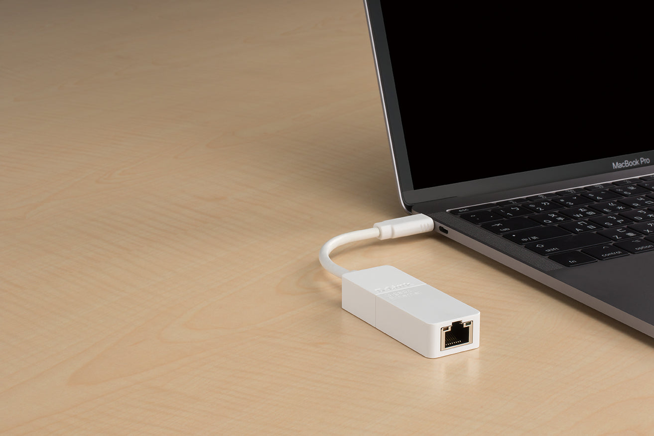 D-Link DUB-E130 Netzwerkadapter USB-C zu RJ-45 – 1 Gbit/s, 1× RJ-45, USB 3.2 Gen 2 (10 Gbit/s), Weiss