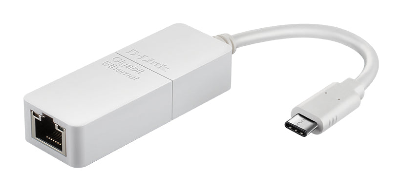 D-Link DUB-E130 Netzwerkadapter USB-C zu RJ-45 – 1 Gbit/s, 1× RJ-45, USB 3.2 Gen 2 (10 Gbit/s), Weiss